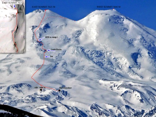 Отчет о горном походе 3 к.с. по Приэльбрусью в июле 2010.