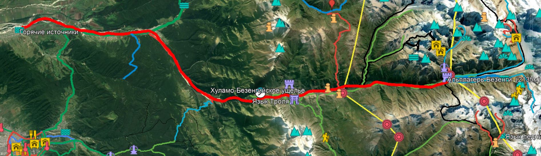 Кбр 07 электронный. Безенгийское ущелье на карте. Хуламо-Безенгийское ущелье на карте. Безенгийское ущелье как добраться. Дорога Хуламо Безенгийское ущелье асфальт.