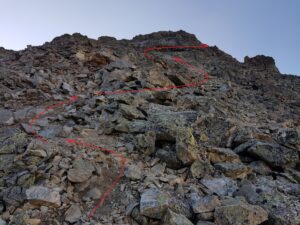 Маршрут на пик Саратова Юрия