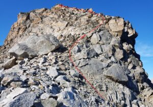 Маршрут на пик Саратова Юрия