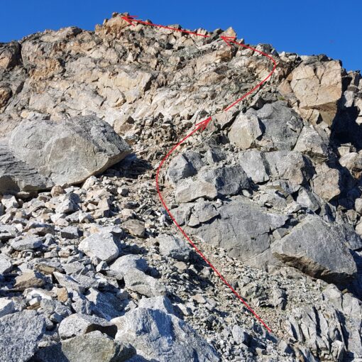 Маршрут на пик Саратова Юрия