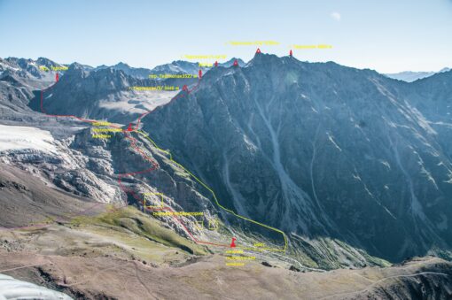 Маршрут на вершину Терсколак 2А к.с.